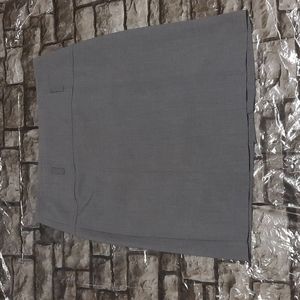 Danielle B gray unlined office skirt size 10 Petite